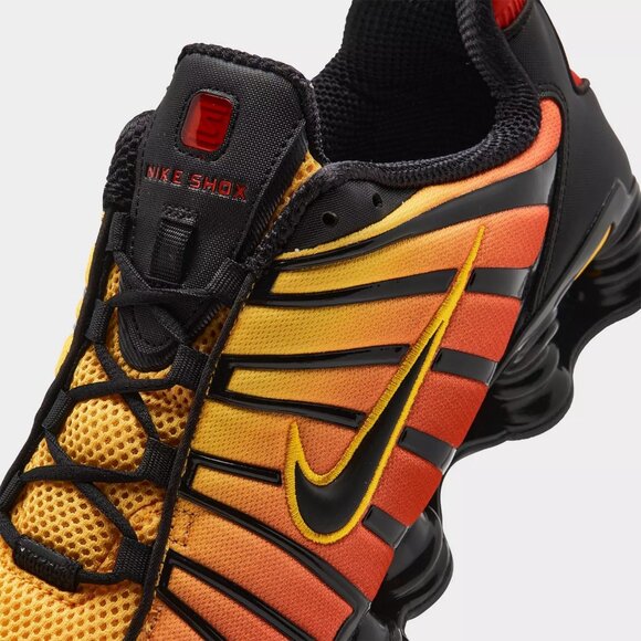 Nike Shox TL Shoes Black University Red Amarillo AV3595-004 Sz:12 | NWB no lid - Picture 3 of 11